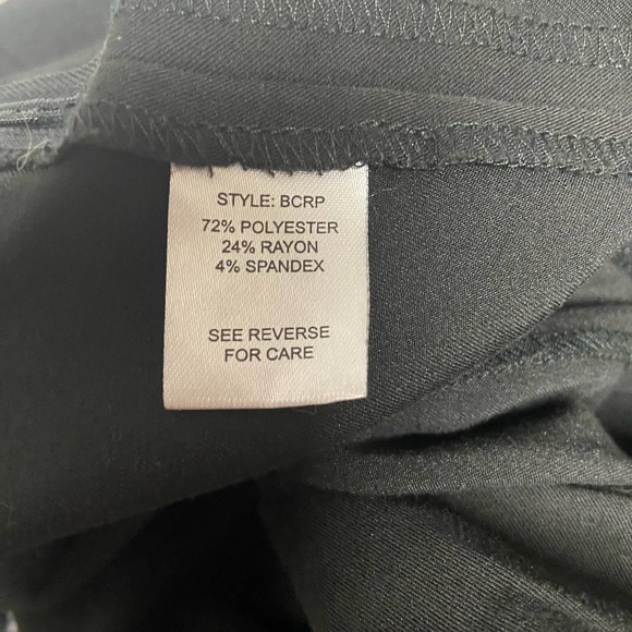 Little Black Pant Fitlogic 12.3 Size 12 Dress Slacks - Picture 11 of 13